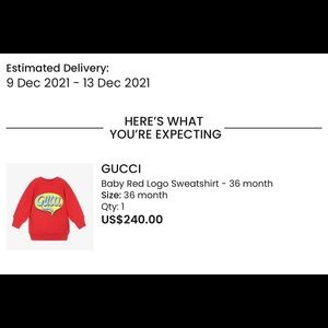Toddler Gucci sweater